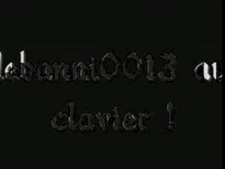Vitesse Clavier !