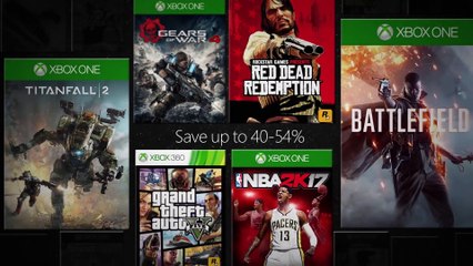 Xbox Store : Vidéo du Black Friday 2016