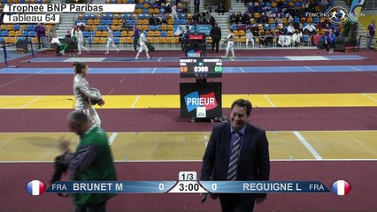 CdM SD Orléans - T64 Brunet (FRA) vs Reguigne (FRA)