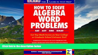 FAVORIT BOOK How to Solve Algebra Word Problems BOOOK ONLINE