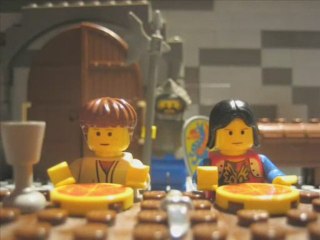 La Tarte Aux Fraises Kaamelott en Lego