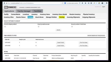 Order Processing - full lifecycle : DWACOMMERCE