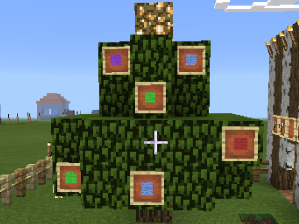 Online Game-How to make Chrismas Trees in Minecraft