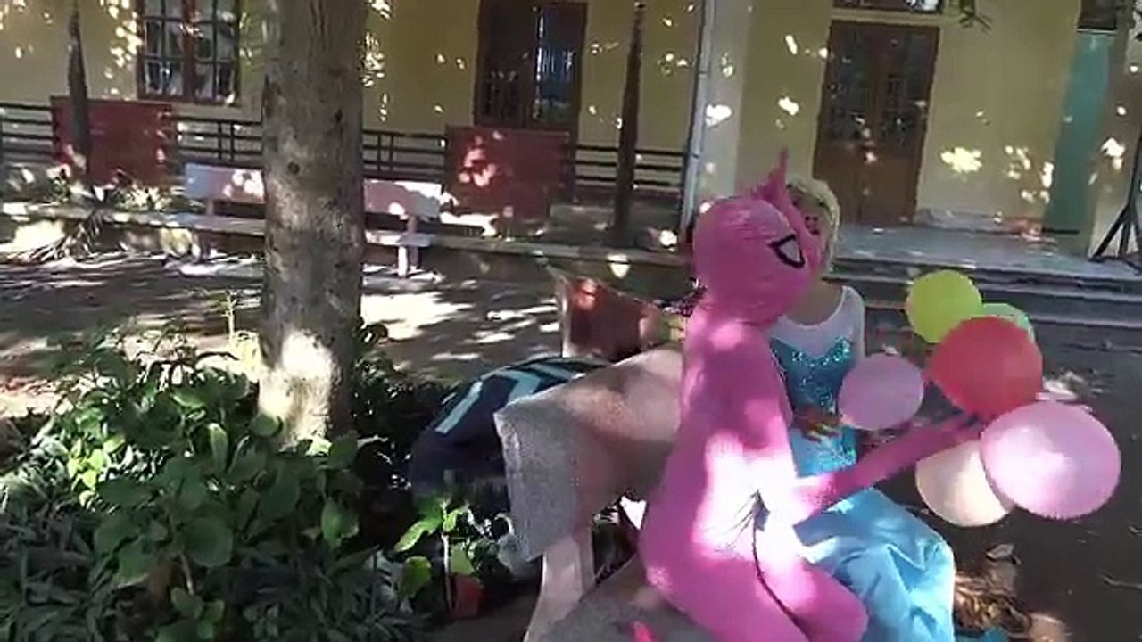 Spiderman become frog Prince Frozen elsa Reaper, Joker Pranks Fun Superheroes movie