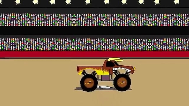 Kartun Animasi Anak 3D - Mainan Mobil Truck Monster Besar Model Hewan BANTENG