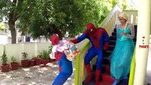 Joker Becomes Spiderman Steals Toys | Frozen Elsa Prank Vs Joker In Real Life Superhero Fun Movie
