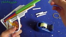 Cómo hacer una pistola de papel   disparar balas de papel