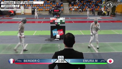 CdM SD Orléans - T32 Berder (FRA) vs Emura (JPN)