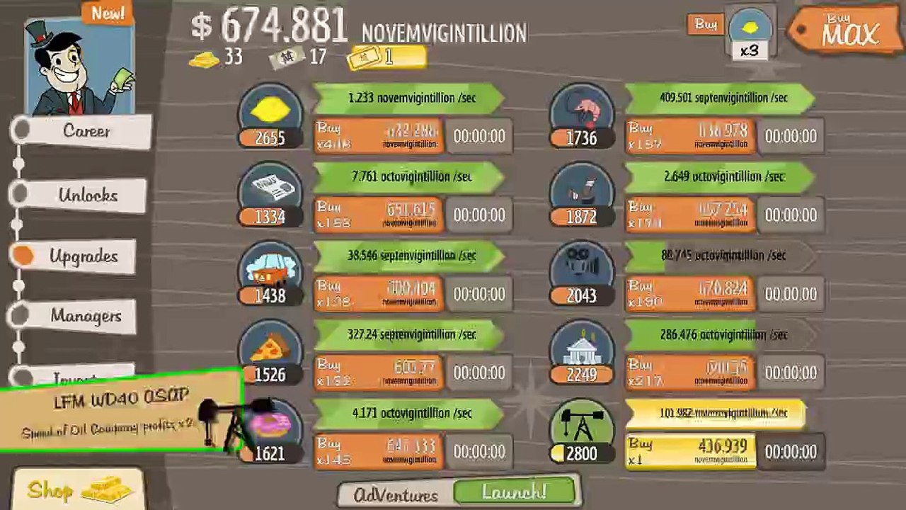 Adventure Capitalist lets play 7