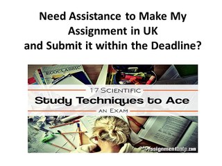 Make My Assignment Online UK at Cheap Price From MyAssignmenthelp.com Professionals