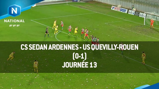 J13 : CS Sedan Ardennes - US Quevilly-Rouen (0-1), le résumé