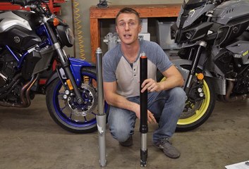 Motorcycle Forks: Right-Side Up vs. Upside-Down - MC GARAGE