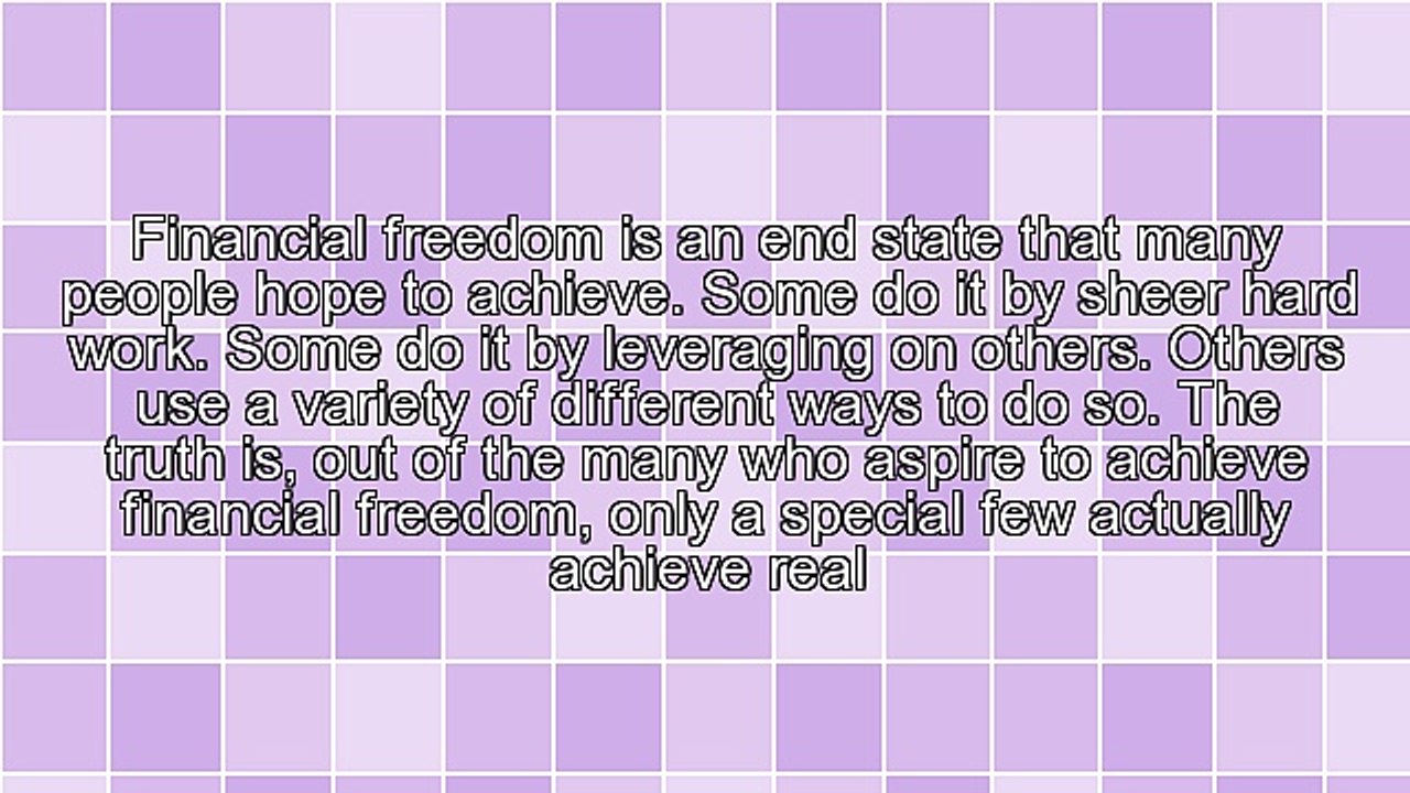 A Simple, But Powerful Start Toward Financial Freedom