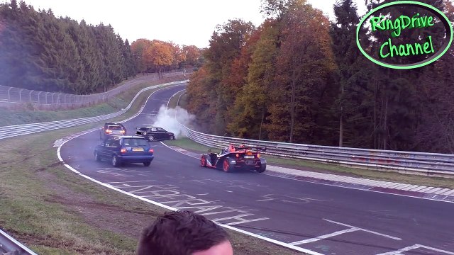 Gros accident pour le pilote d'une Audi s3 sur le circuit du Nürburgring