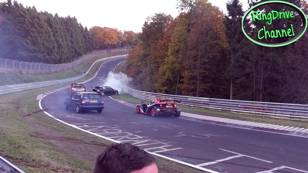 Gros accident pour le pilote d'une Audi s3 sur le circuit du Nürburgring