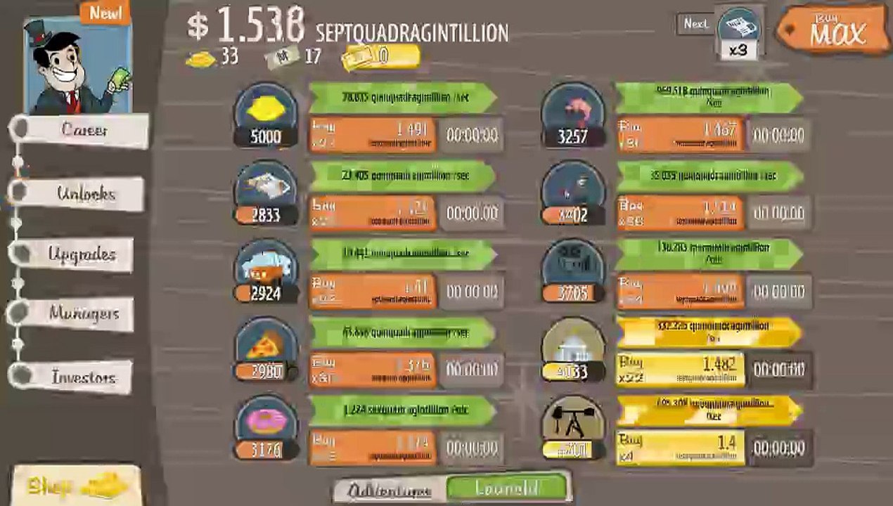 Adventure Capitalist lets play 9