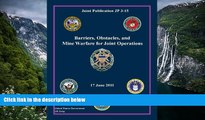 Books to Read  Joint Publication JP 3-15  Barriers, Obstacles, and Mine Warfare for Joint