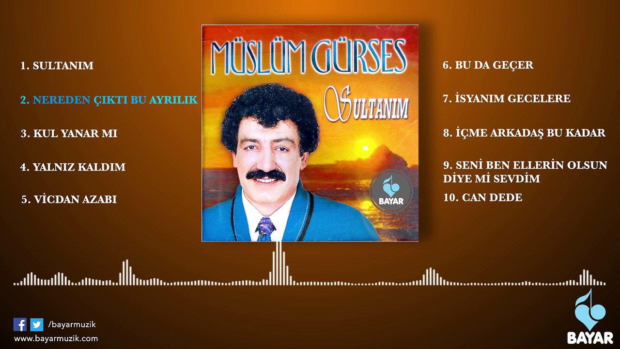 Müslüm Gürses - Nereden Çıktı Bu Ayrılık