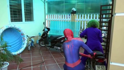 Frozen Elsa crazy | Joker prank Hulk Superhero in real life | Batman, Anna, Joker & Baby Spiderman