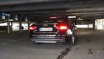 Audi S5 4.2 V8 LOUD EXHAUST CRACKLING POPPING