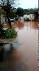 Alagamento no jardim Aurélio em Jundiaí -