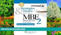 Big Deals  Strategies   Tactics for the MBE 2, Second Edition (Emanuel Bar Review Series)  BOOK