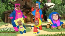 Мисс Кэти и мистер Макс семья пальчиков на русском Маша и Медведь песенка мультик для детей 2016