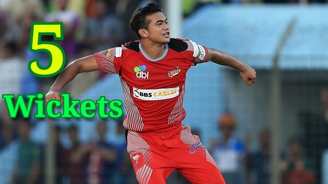 Taskin Ahmed 5 Wickets, BPL 2016 vs Rajshahi