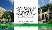 Big Deals  Contracts MBE With Answers For US Law Schools: Standard Contracts MBE Handbook For The