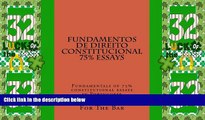 Big Sales  Fundamentos de Direito Constitucional 75% Essays: Fundamentals of 75% constitutional
