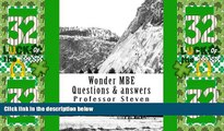 Deals in Books  Wonder MBE Questions   answers: A Professor Stevens Multi State law school book