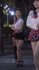 161029 카르멘 Carmen 민주 - 스텔라 찔려 스튜어디스 Ver. (카르멘할로윈버스킹 홍대놀이터) 직캠 fancam by zam