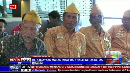 Скачать видео: Cawagub DKI Djarot Saiful Hidayat Tak Peduli Hasil Survei