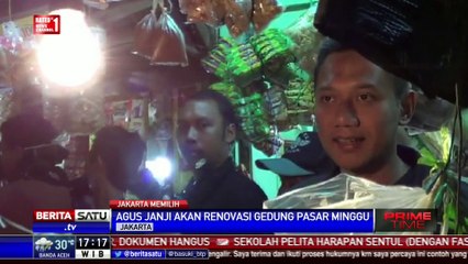 Agus Harimurti Janji Tidak Menggusur Pedagang Pasar Tradisional