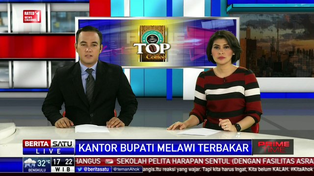 Kantor Bupati Melawi Ludes Terbakar