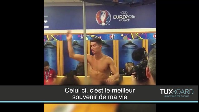 Discours de Cristiano Ronaldo après la victoire du Portugal à l'Euro 2016
