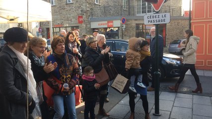 La fanfare Ooz Band au marché du samedi
