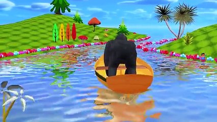Colors Gorilla Dinosaur Finger Family Nursery Rhymes Collection | Dinosaur Vs Gorilla Fight