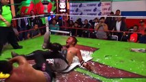 Mexican wrestling fans demand blood