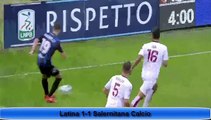 US Latina 1-1 Salernitana Calcio - All Goals Exclusive - (19/11/2016) / SERIE B
