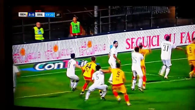 Benevento vs Brescia 4-0 Puscas Goal Serie B 19-11-2016