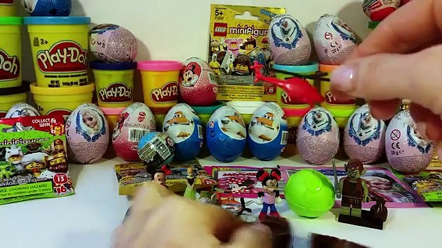 Kinder Surprise Eggs! Lego Surprise Bags! Disney Planes Frozen Kinder Joy Opening Huevos Sorpresa *