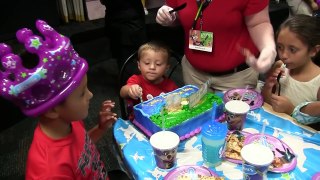 Chase's 3rd Birthday Party @ Chuck E. Cheese w_ HUGE Present!