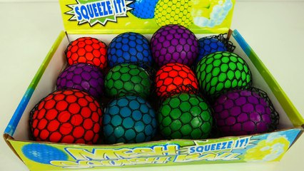 Learn Your Colors with Squishy Color Changing Mesh Balls