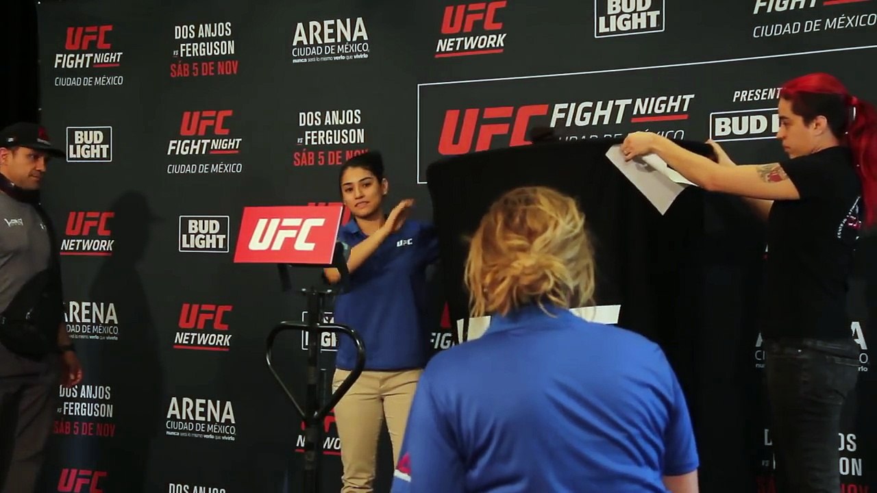 UFC FIGHT NIGHT 98 - Alexa Grasso makes weight using hoop