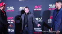 UFC Fight Night 98- Erick Montaño vs Max Griffin Media Day Staredown