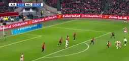 Kasper Dolberg Second Goal - Ajax vs NEC Nijmegen 2-0  20-11-2016 (HD)