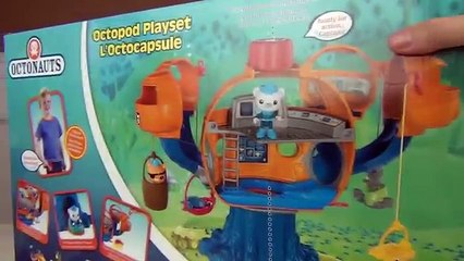Octopod Playset Barnacles Kwazii Inkling Tweak Octonauts Disney JR Toy Review Kids Videos