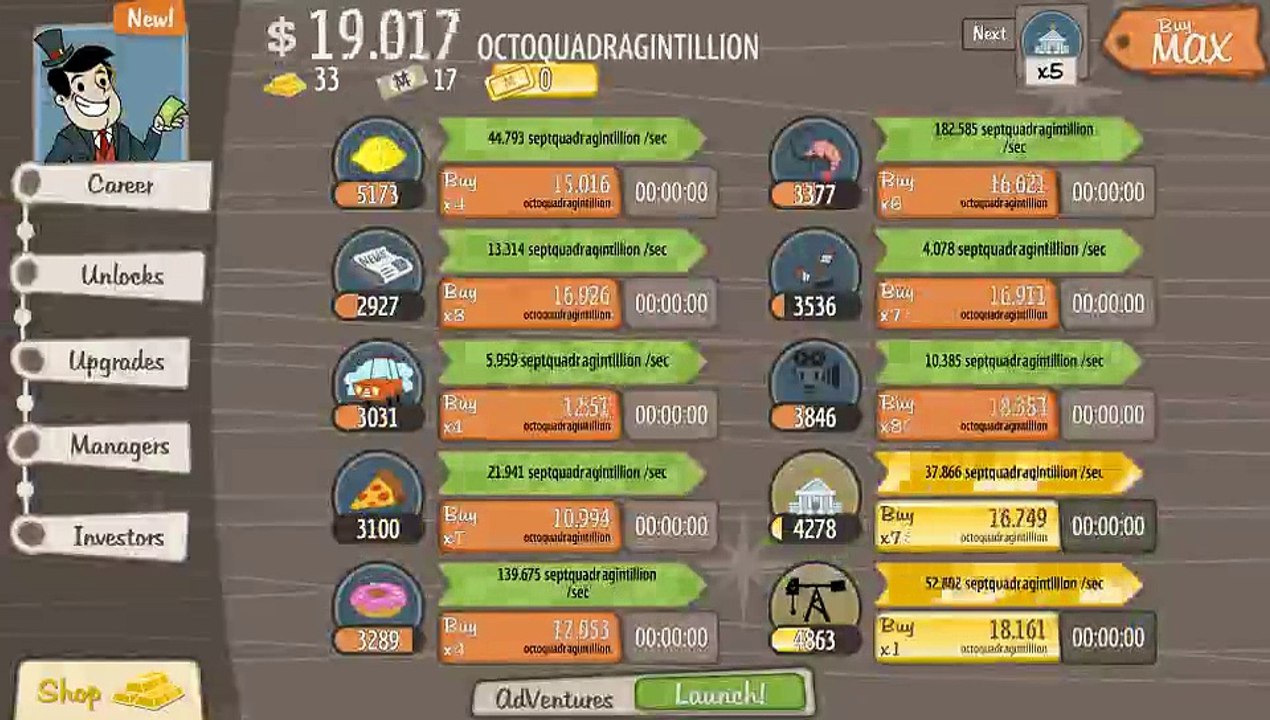 Adventure Capitalist lets play 13