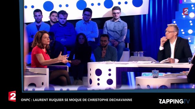 ONPC : Laurent Ruquier se moque de Christophe Dechavanne Votre intervention n'est pas positive (vidéo)